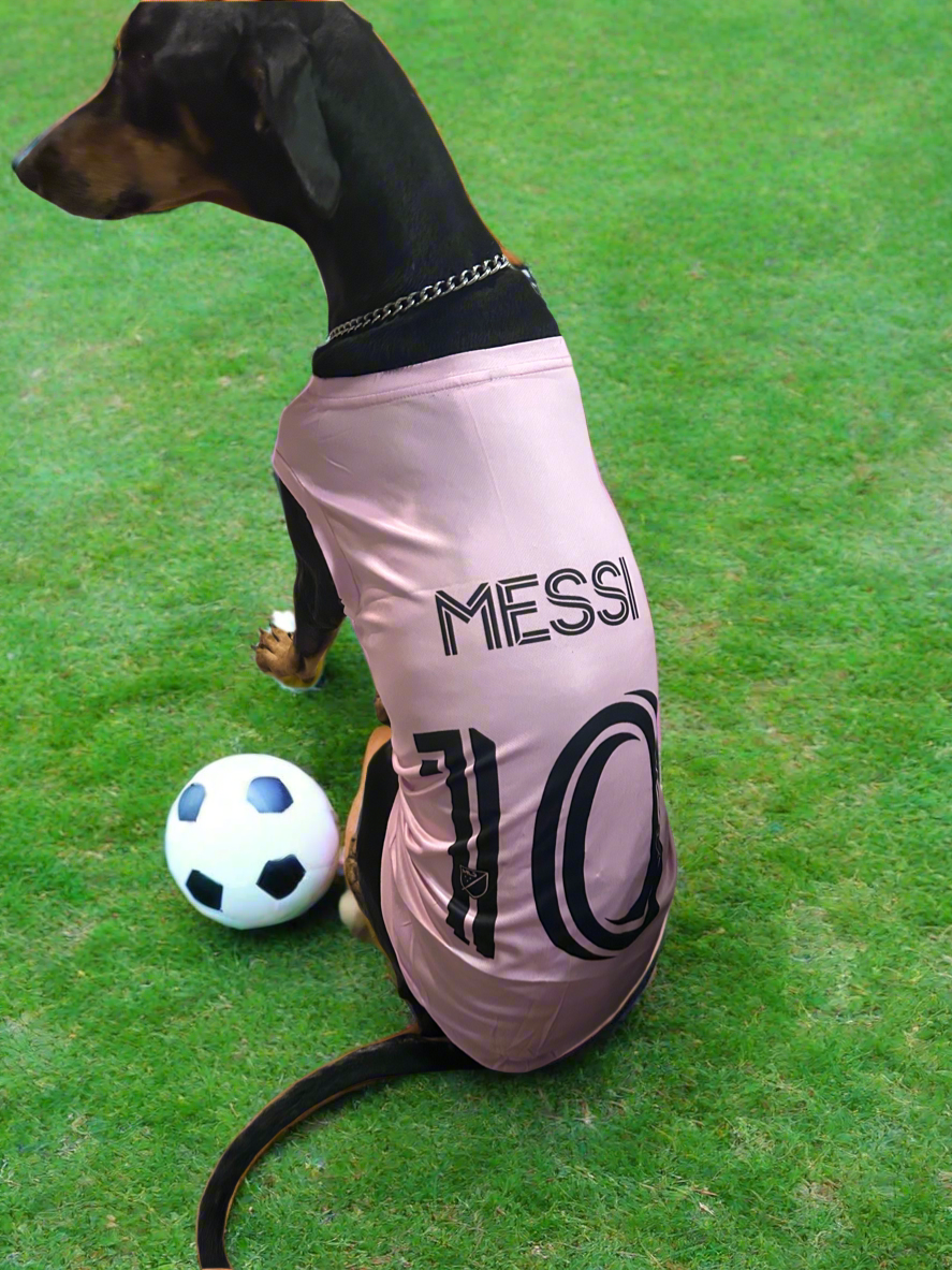 Messi #10 Dog Soccer Jersey