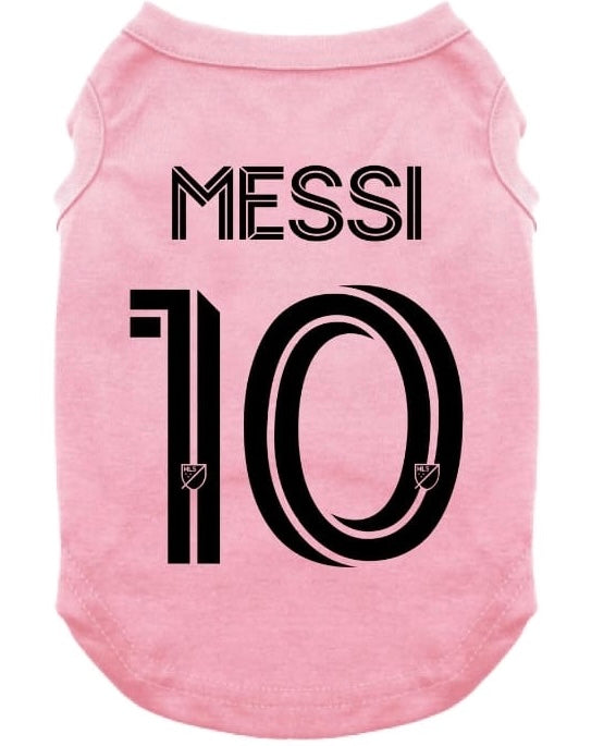 Messi #10 Dog Soccer Jersey