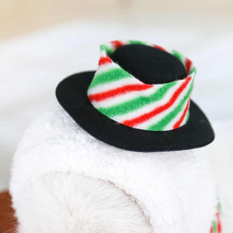 Dog Christmas Snowman Outfit