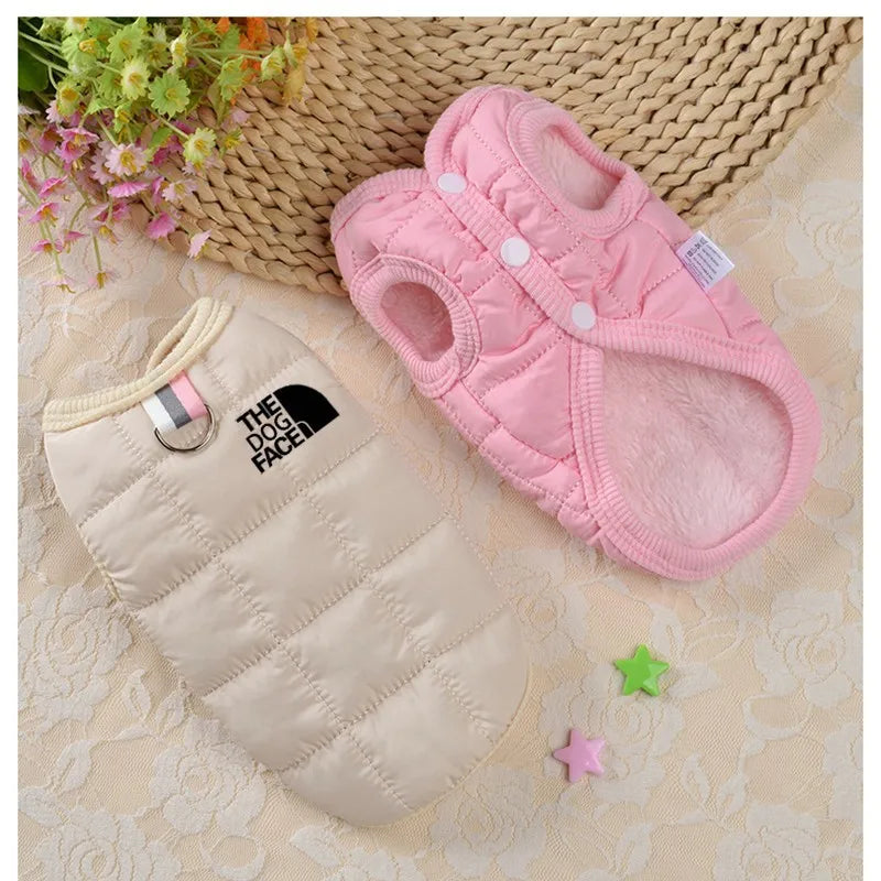 "The Dog Face" Fleece Lined Vest