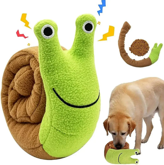 Snail Shape Dog Puzzle Toys