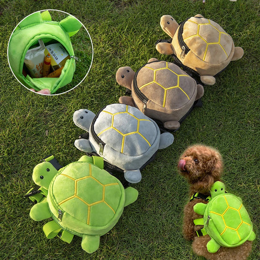 Dog Backpack Turtle Shape
